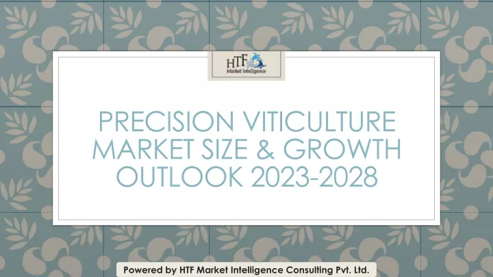 precision viticulture market size growth outlook