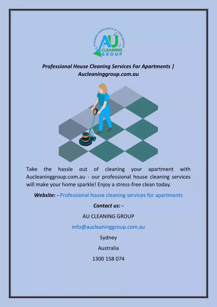 professional house cleaning services