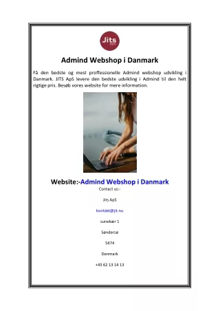 Admind Webshop  Danmark