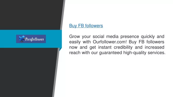 buy fb followers grow your social media presence