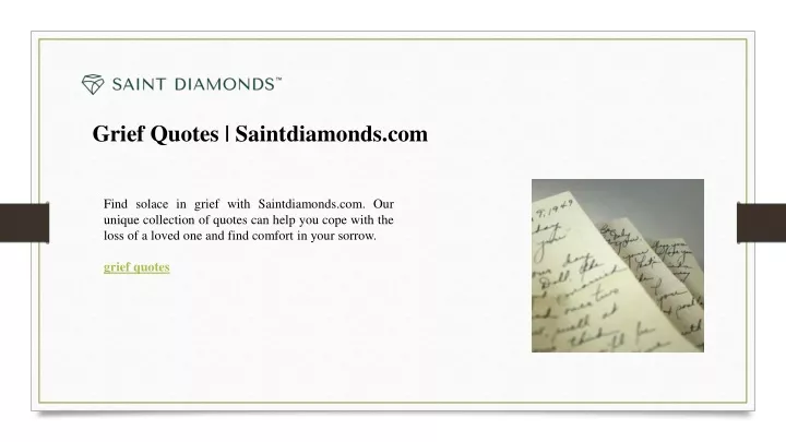 grief quotes saintdiamonds com