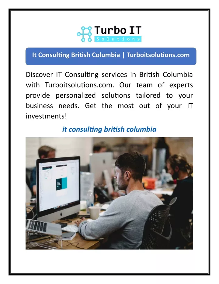 it consulting british columbia turboitsolutions