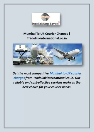 mumbai to uk courier charges