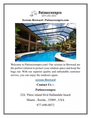 screens broward patioscreenpro com