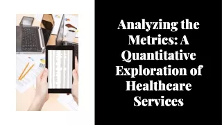 Healthcare services quantitative research