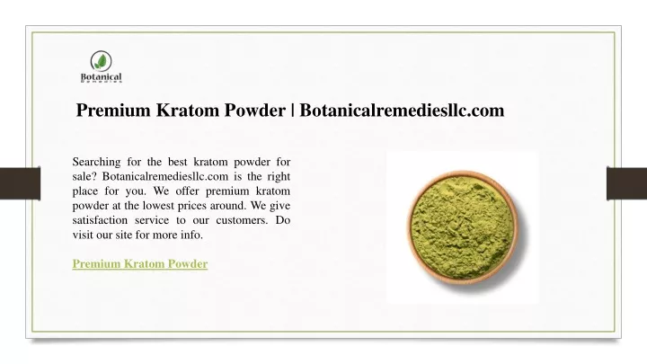 premium kratom powder botanicalremediesllc com