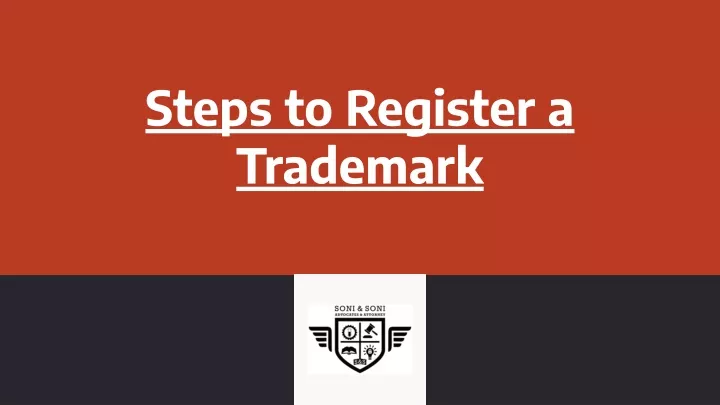 steps to register a trademark