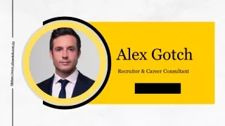 Alex Gotch best Career Consultant