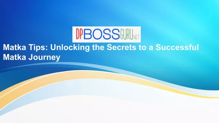 matka tips unlocking the secrets to a successful