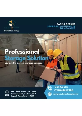 Packers Storage - Professional Storage Solution in Bangalore