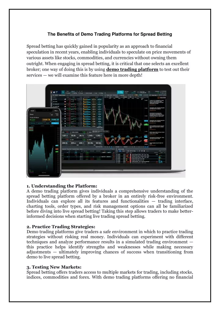 the benefits of demo trading platforms for spread