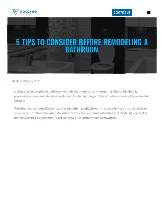 Bathroom Remodel Services Seattle, Bellevue