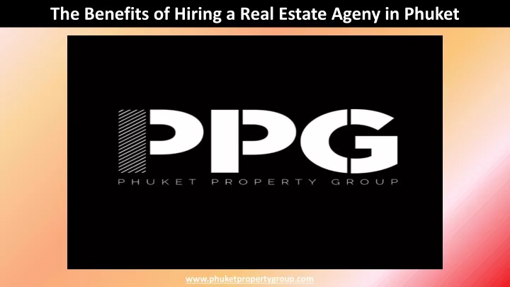 the benefits of hiring a real estate ageny