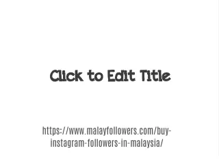 Buy instagram followers malaysia