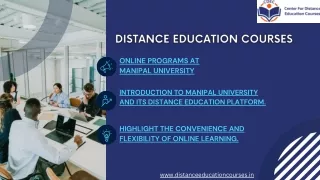 The Best Online Manipal MBA