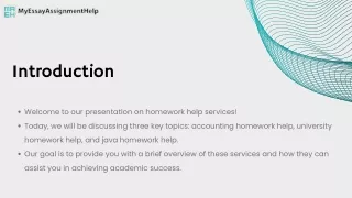 Accelerate Your Academic Success with Professional Homework Help
