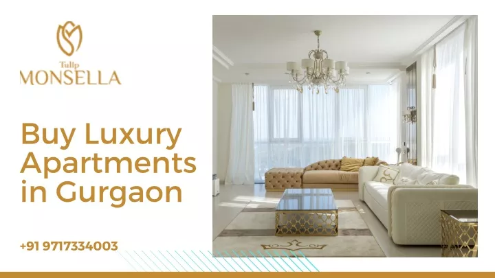 buy luxury apartments in gurgaon