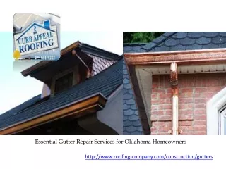 Essential Gutter Repair Services for Oklahoma Homeowners