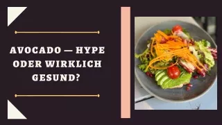 Avocado — Hype oder wirklich gesund