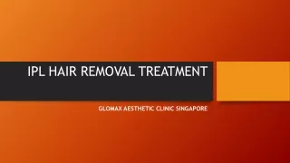 Broadband Light Hair Removal treatment Siingapore