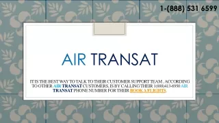 How Do I Speak to a Live Person at Air Transat?
