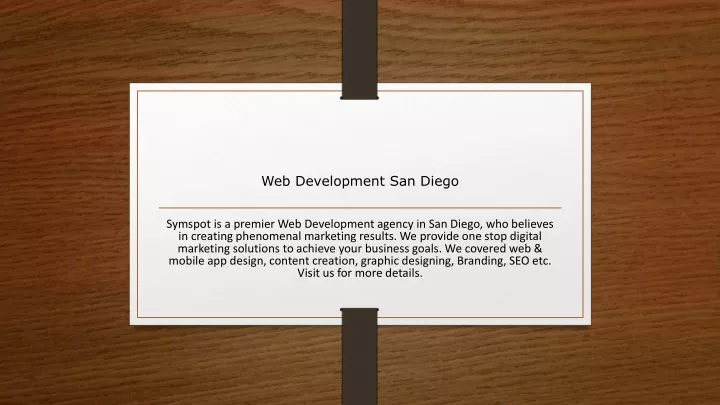 web development san diego
