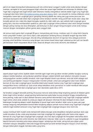 jadi di sini dapat disimpulkan bahwasannya judi