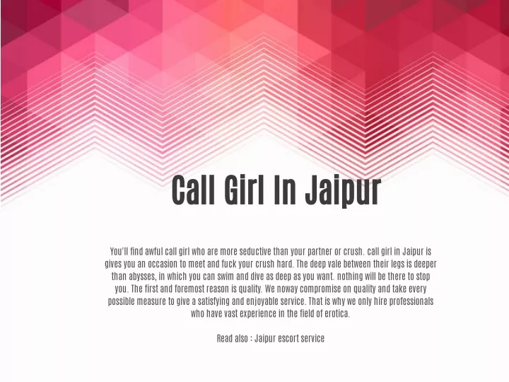 call girl in jaipur