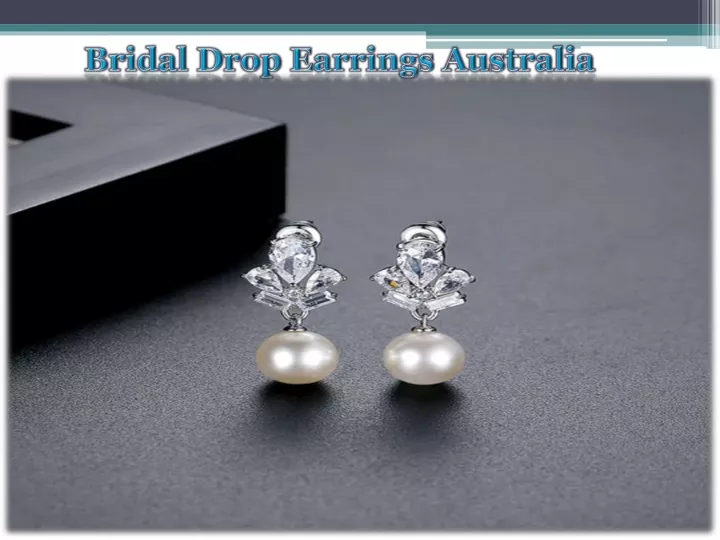 bridal drop earrings australia