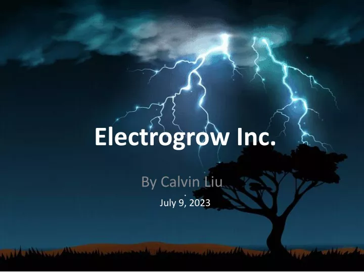 electrogrow inc