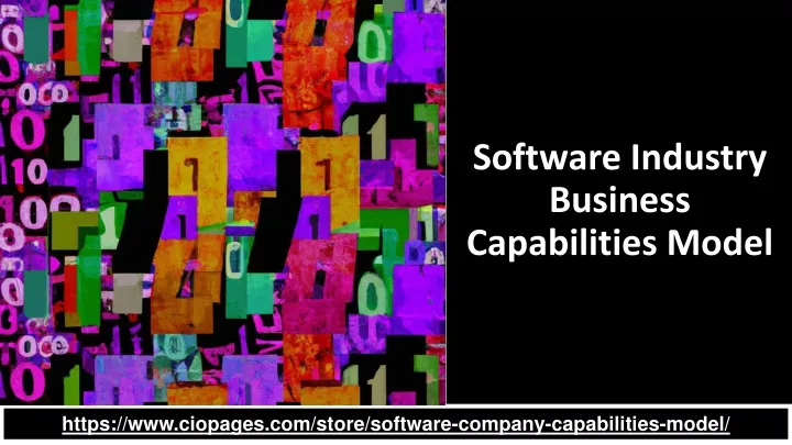 software industry business capabilities model