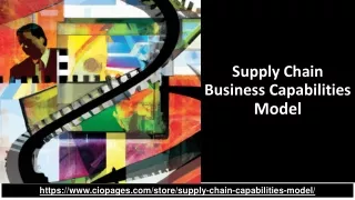 Supply Chain Capabilities Model- A list of supply chain Capabilities