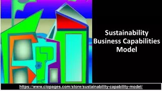 Sustainability Capability Model - Comprehensive and Customizable