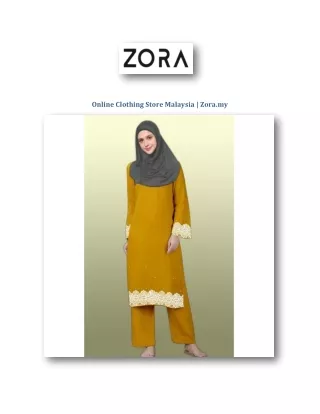 Online Clothing Store Malaysia | Zora.my