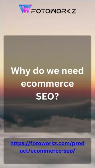 why do we need ecommerce seo