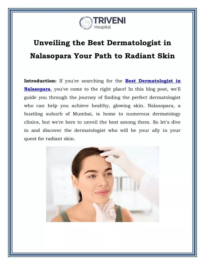 unveiling the best dermatologist in