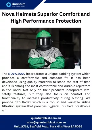 Nova  Helmets Superior Comfort and High Performance Protection