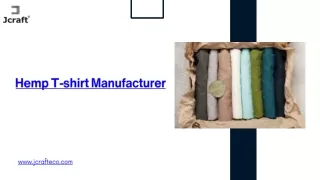 hemp-t-shirt-manufacturer