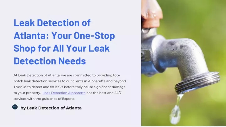leak detection of atlanta your one stop shop