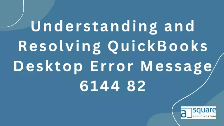 understanding and resolving quickbooks desktop