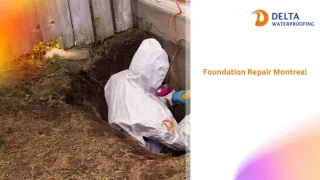 Foundation Repair Montreal