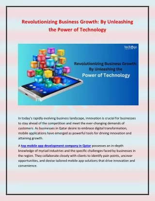 revolutionizing business growth by unleashing