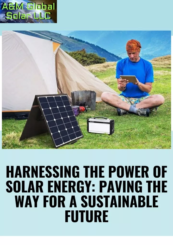 harnessing the power of solar energy paving