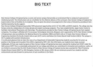 big text