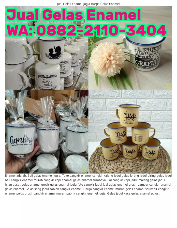 jual gelas enamel jogja harga gelas enamel