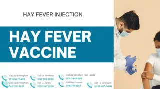 Hay Fever Vaccine