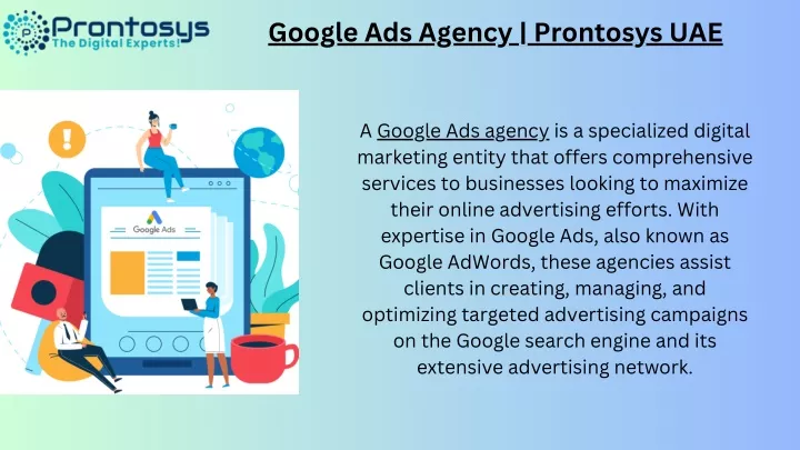 google ads agency prontosys uae