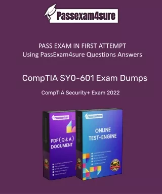 First Attempt Guaranteed Success in CompTIA SY0-601 Exam |Passexam4sure