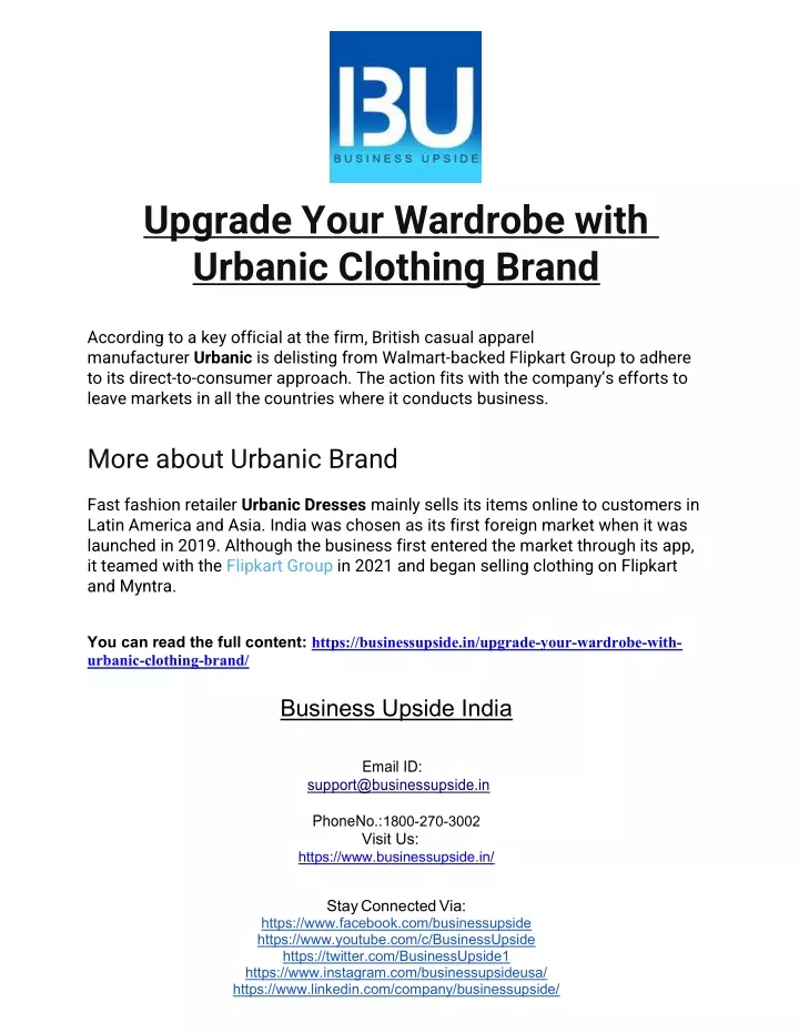 upgrade your wardrobe with urbanic clothing brand