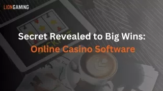 Secret Revealed to Big Wins Online Casino Software